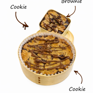 Brookie au cœur Nutella – à la cuillère -2 personnes